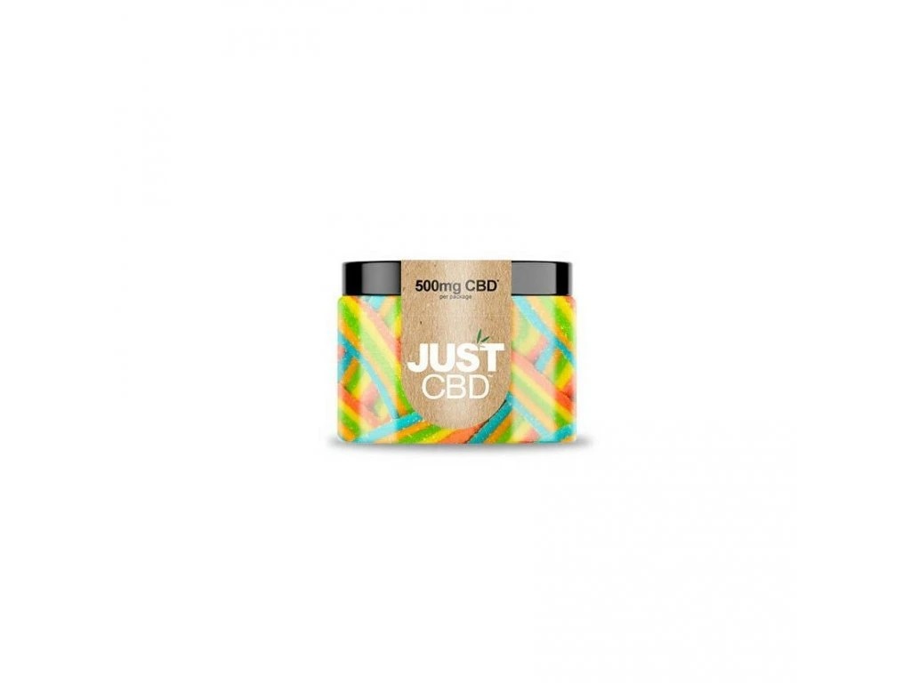 JustCBD Gummies Rainbow bands 250 mg - 1000 mg CBD
