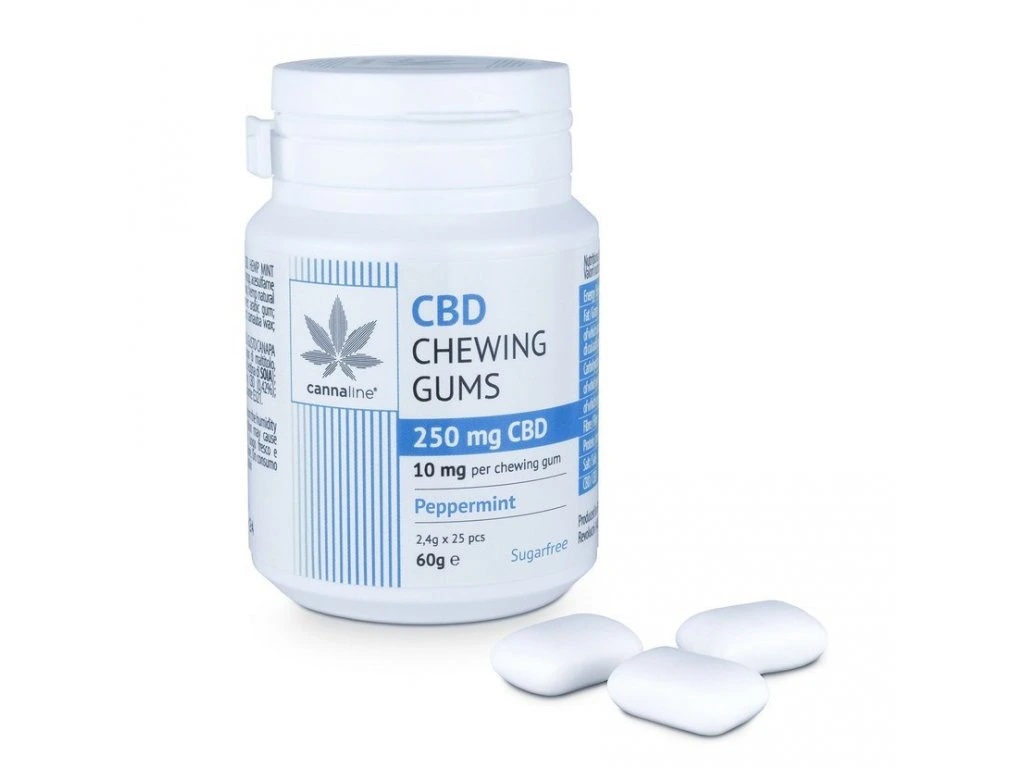 Cannaline CBD guma do żucia o smaku mięty