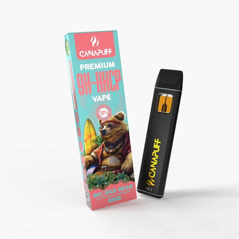 9H-HHCP Vape Big Bad Bear 99% CanaPuff – 1 ml – jednorazowa