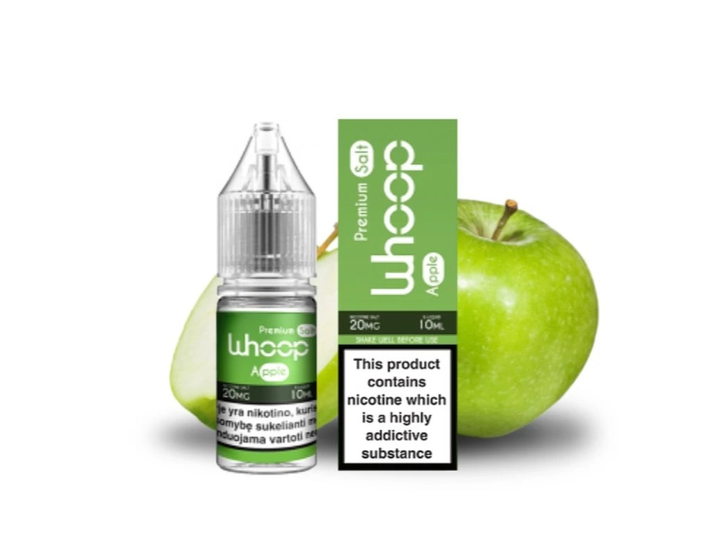 Whoop Apple 10 ml – płyn solny Nikotyna: 20 mg