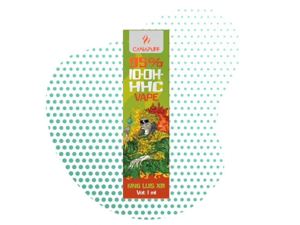 King Luis XIII 95% 10-OH-HHC - Canapuff Jednorazowy Vape Pen 1ml