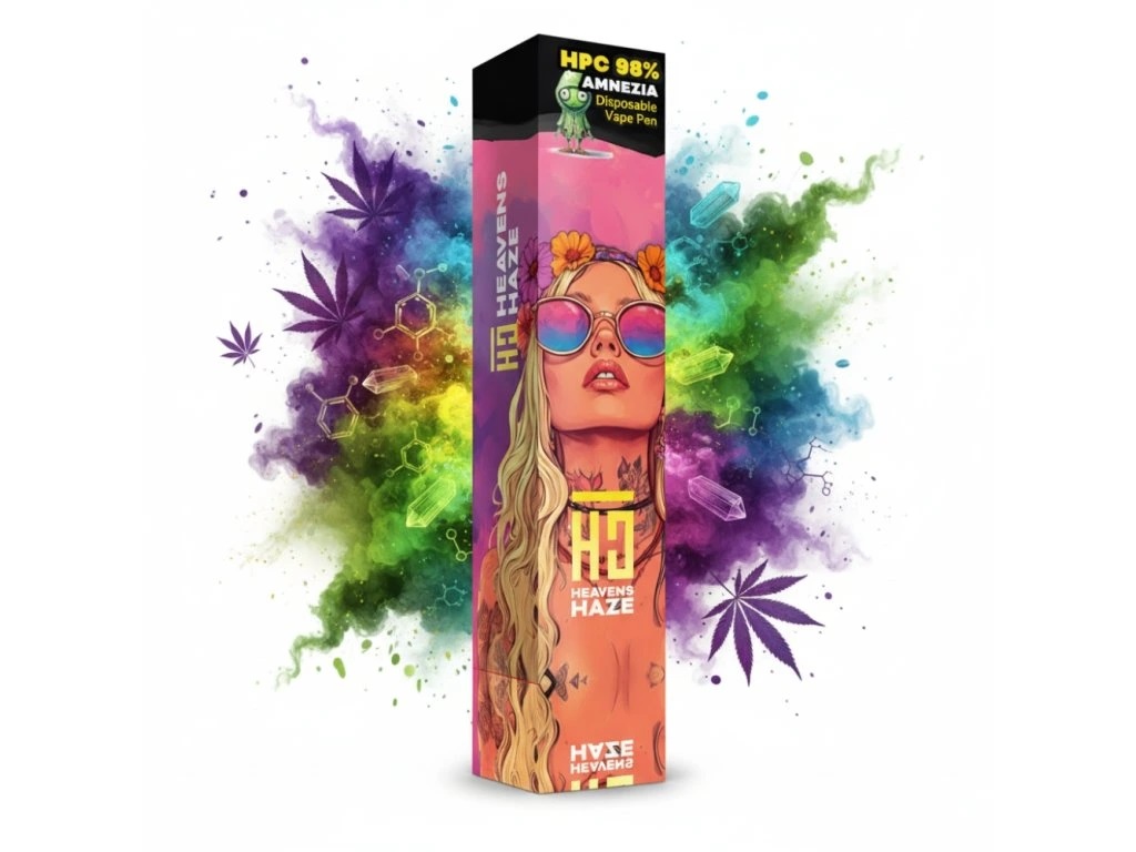 Heavens Haze HPC 98% Amnesia – Jednorazowy vape – 1 ml