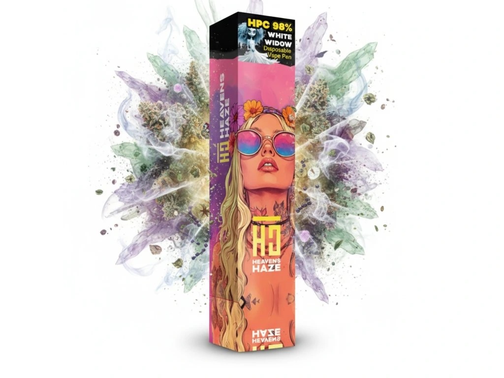 Heavens Haze HPC 98% White Widow – Jednorazowy vape – 1 ml