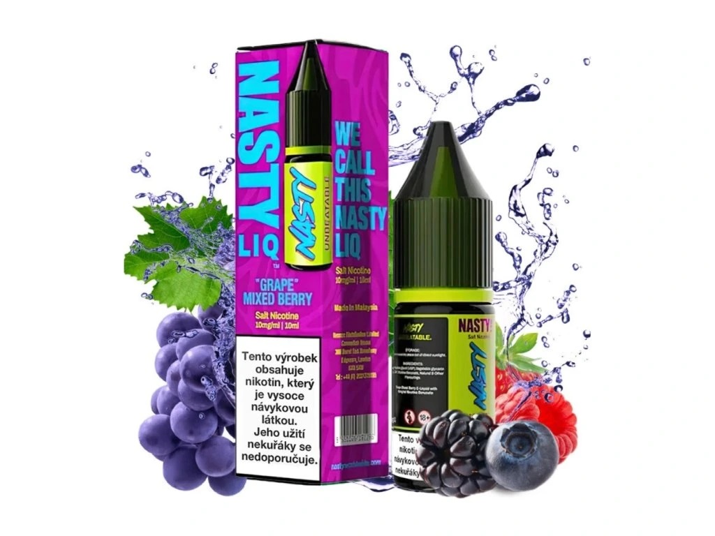 NASTY LIQ Grape Mixed Berry 10 ml – 20 mg