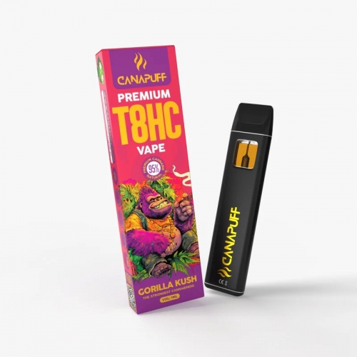 Gorilla Kush 95% T8HC – Canapuff – Jednorazowy vape – 1 ml