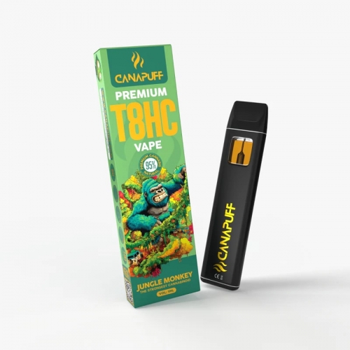Jungle Monkey 95% T8HC – Canapuff – Jednorazowy vape – 1 ml