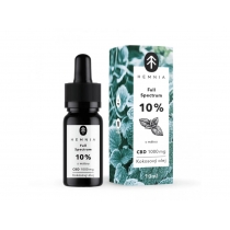 Olej kokosowy Hemnia Full Spectrum CBD MCT 10%, 1000 mg, 10 ml, o smaku mięty